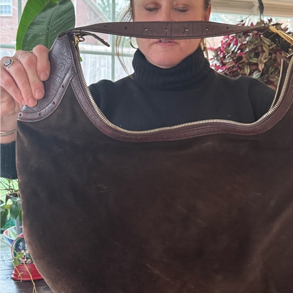 Gucci brown suede bag - Picture 7 of 16